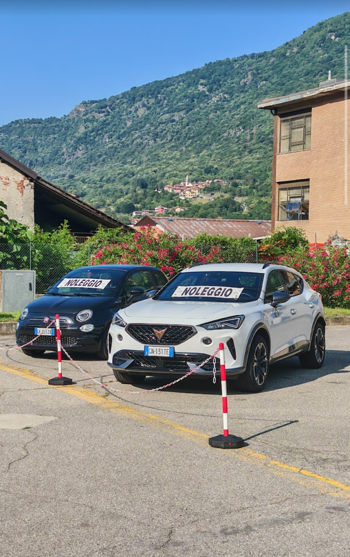 Auto a noleggio: Fiat 500 e Cupra Formentor